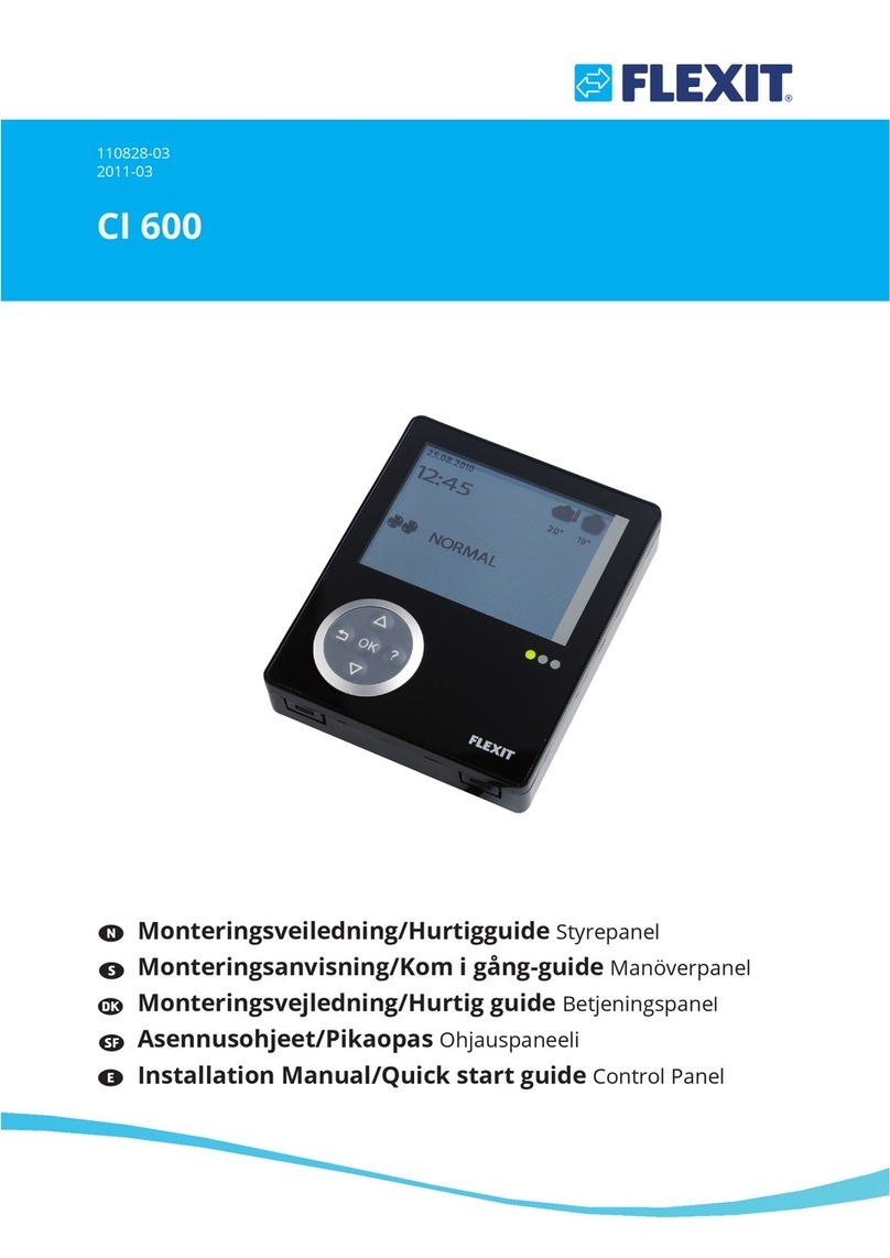 Flexit CI 600 installation manual
