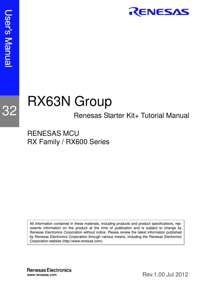Renesas RX Series User manual