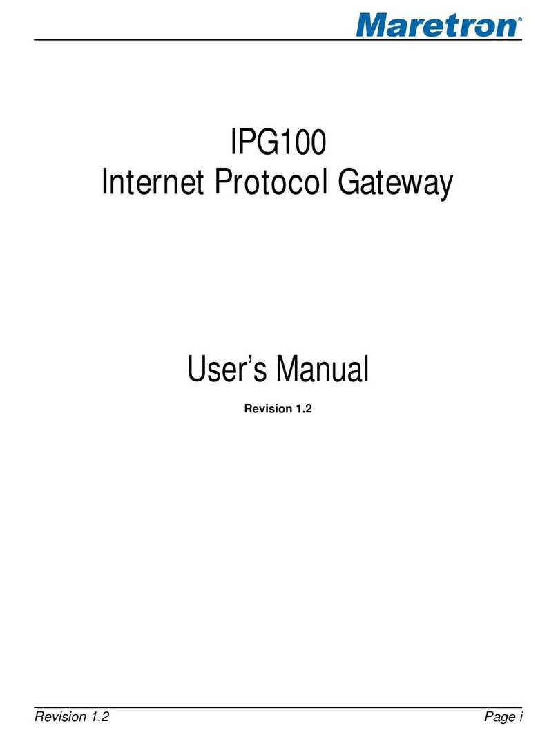 Maretron IPG100-01 user manual