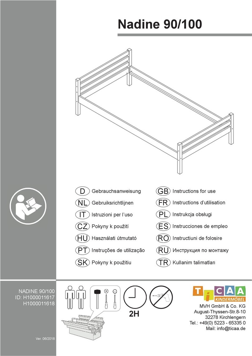 Ticaa NADINE 90/100 Instructions for use Ticaa NADINE 90/100 Instructions for use