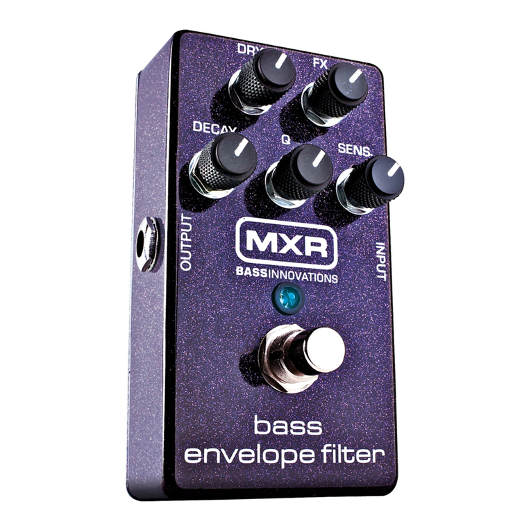 mxr m82 bass envelope filter user manual