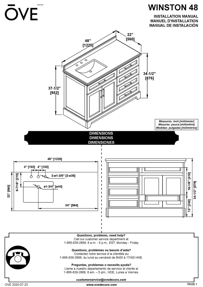 OVE WINSTON 48 User manual