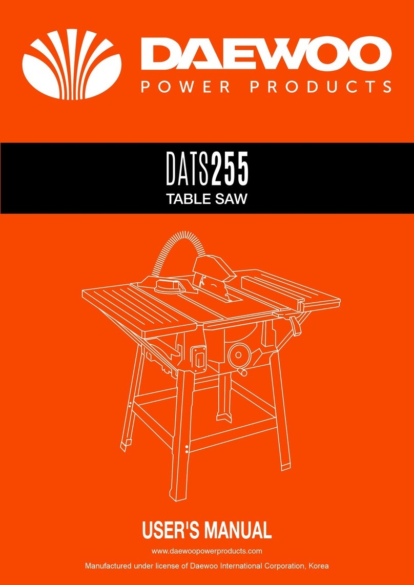 Daewoo DATS255 User manual