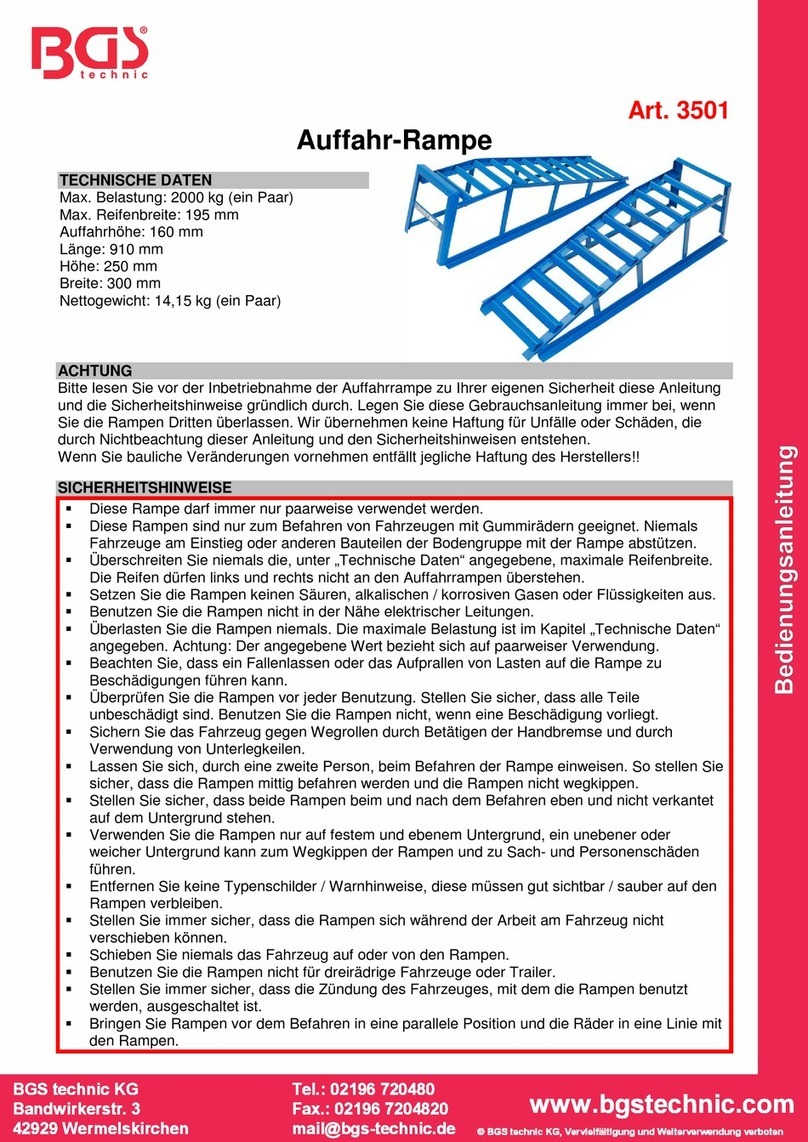 BGS technic 3501 manual