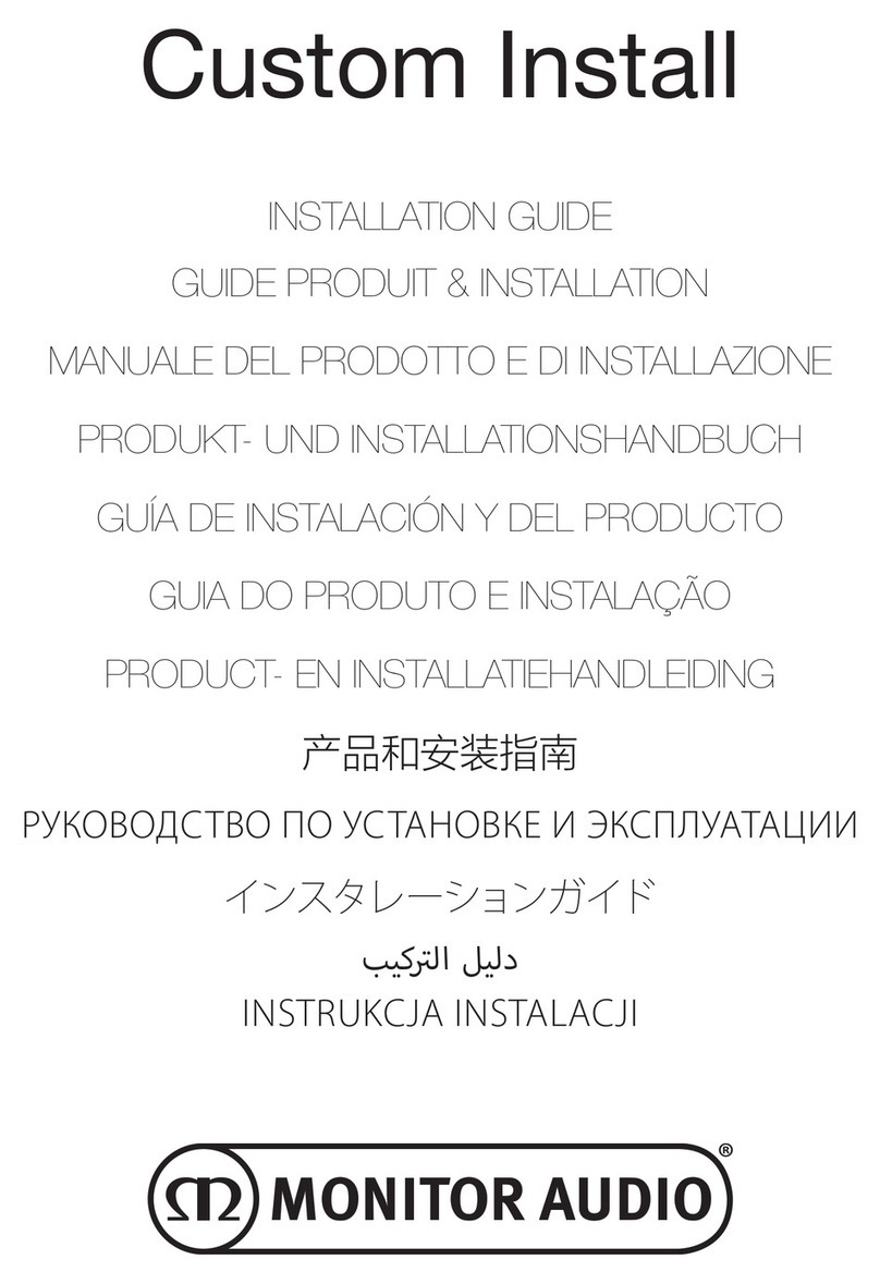 Monitor Audio C380-IDC User manual