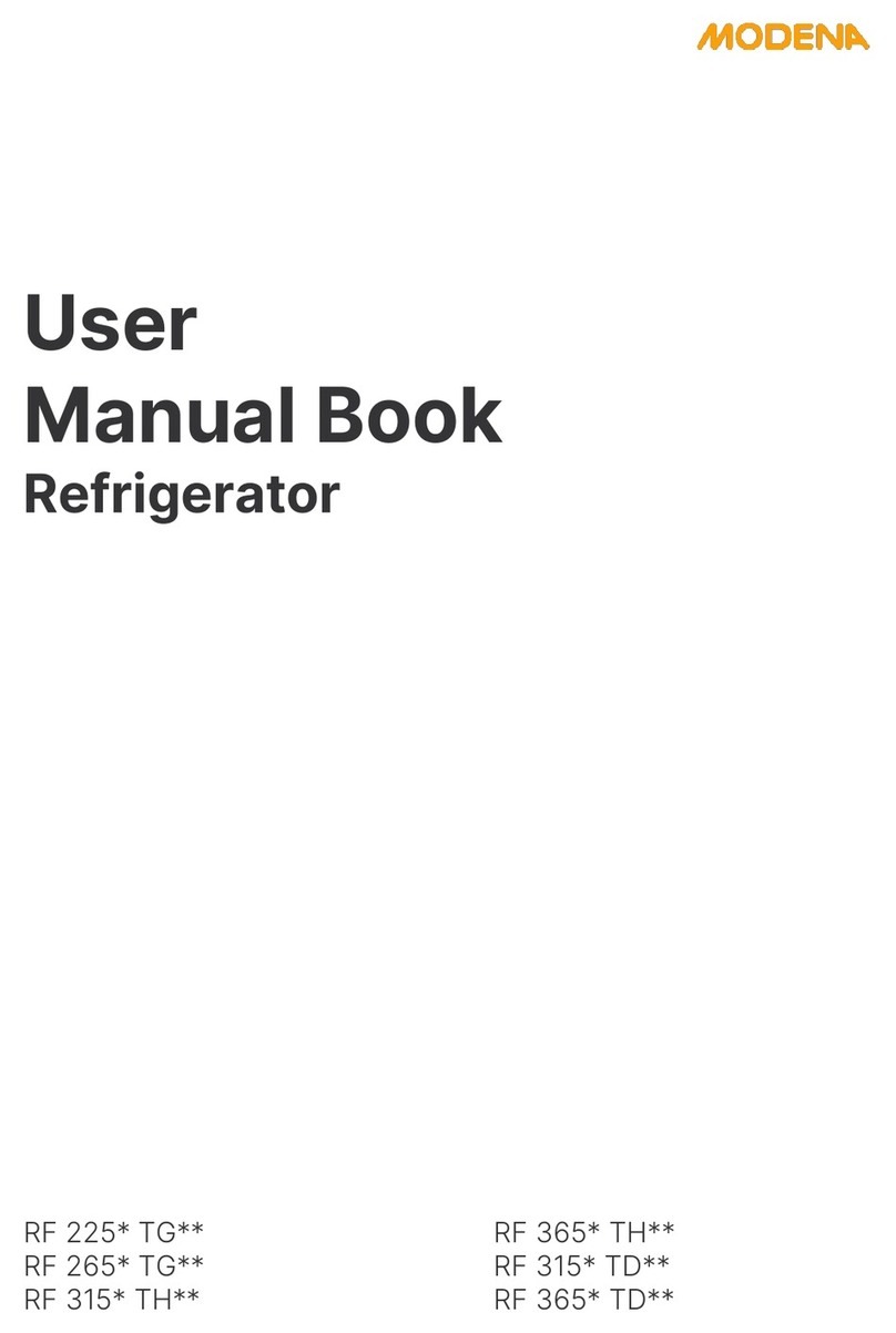 Modena RF 225 TG Series Owner's manual Modena RF 225 TG Series Owner's manual