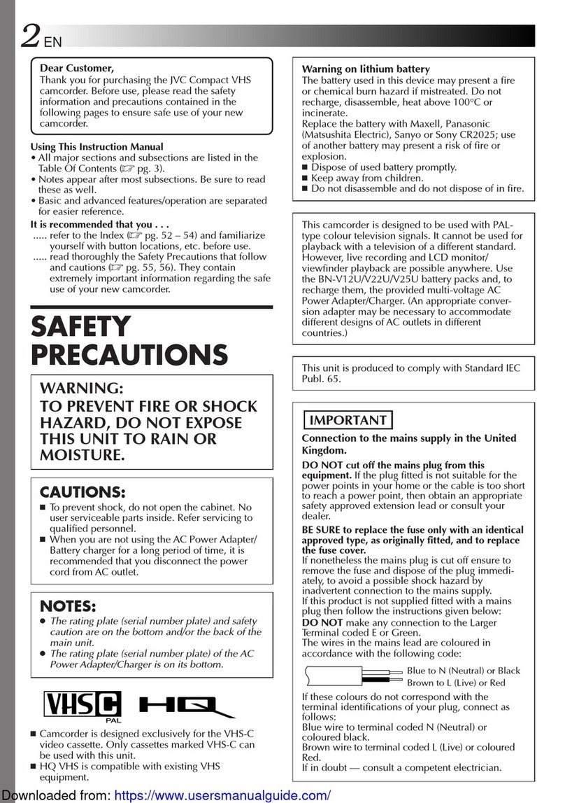 JVC GR-AXM66EG(SH) User manual