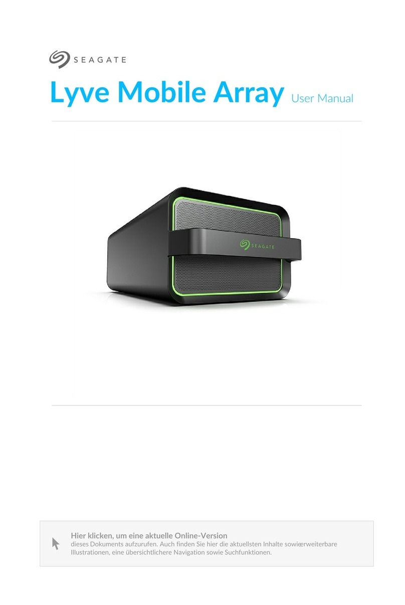 Seagate Lyve Mobile Array User manual