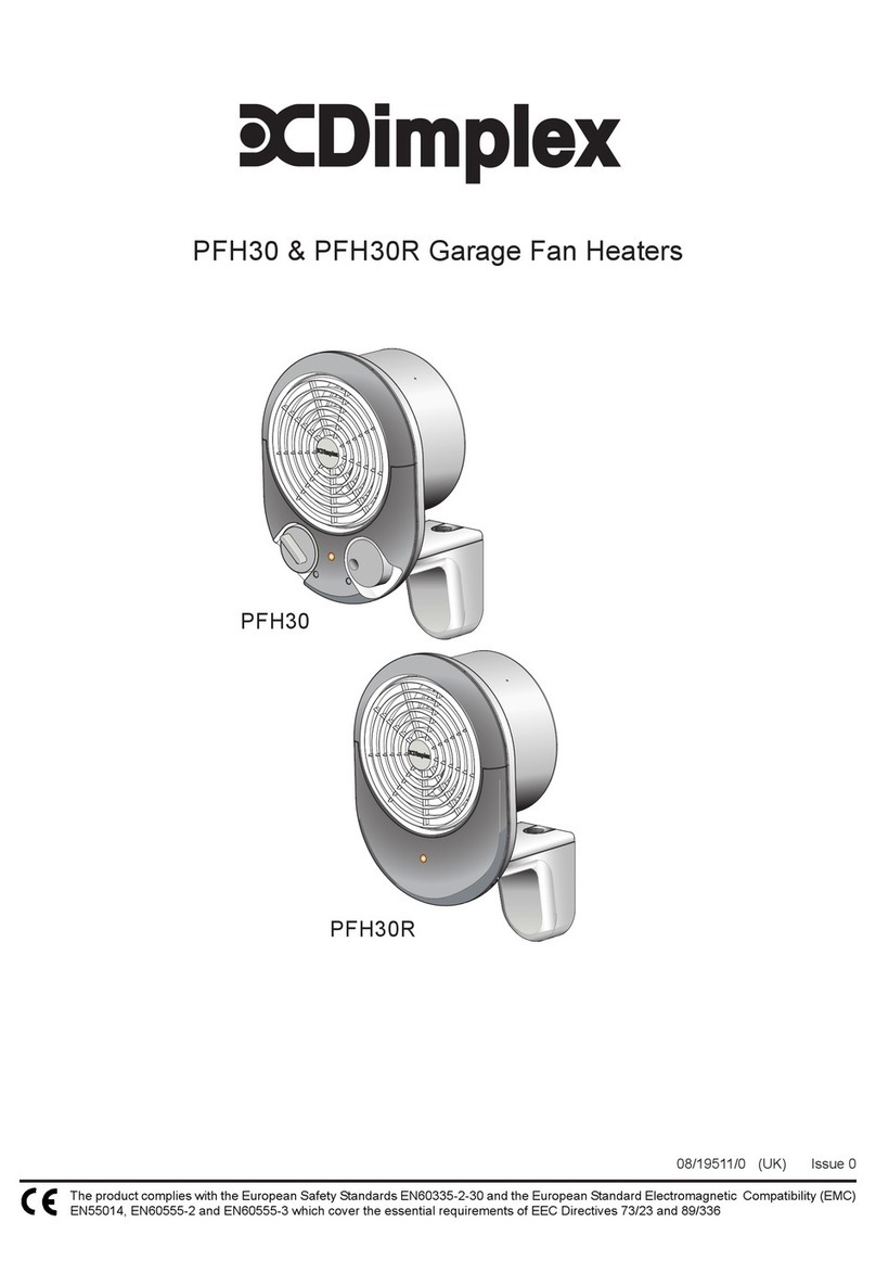 Dimplex PFH30R User manual