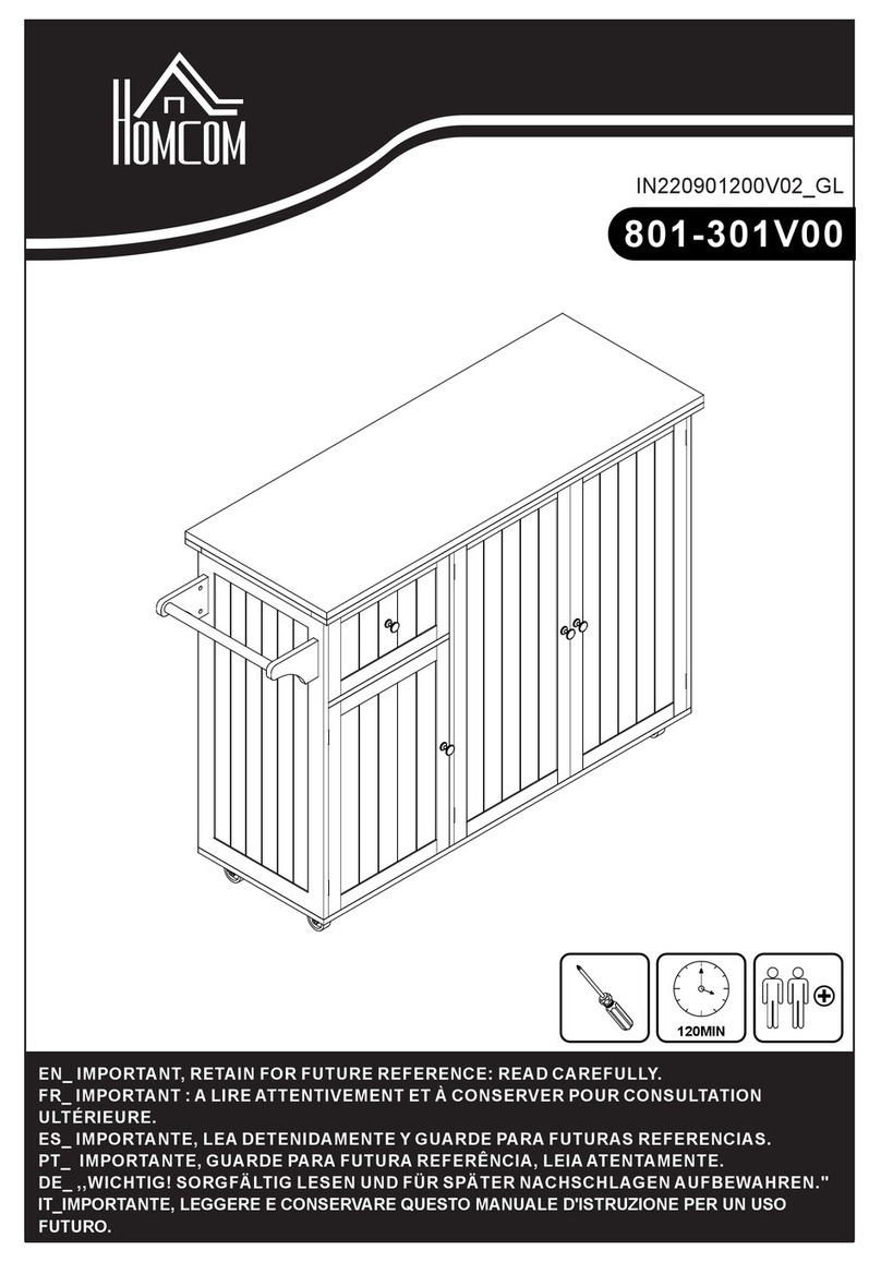 HOMCOM 801-301V00 User manual