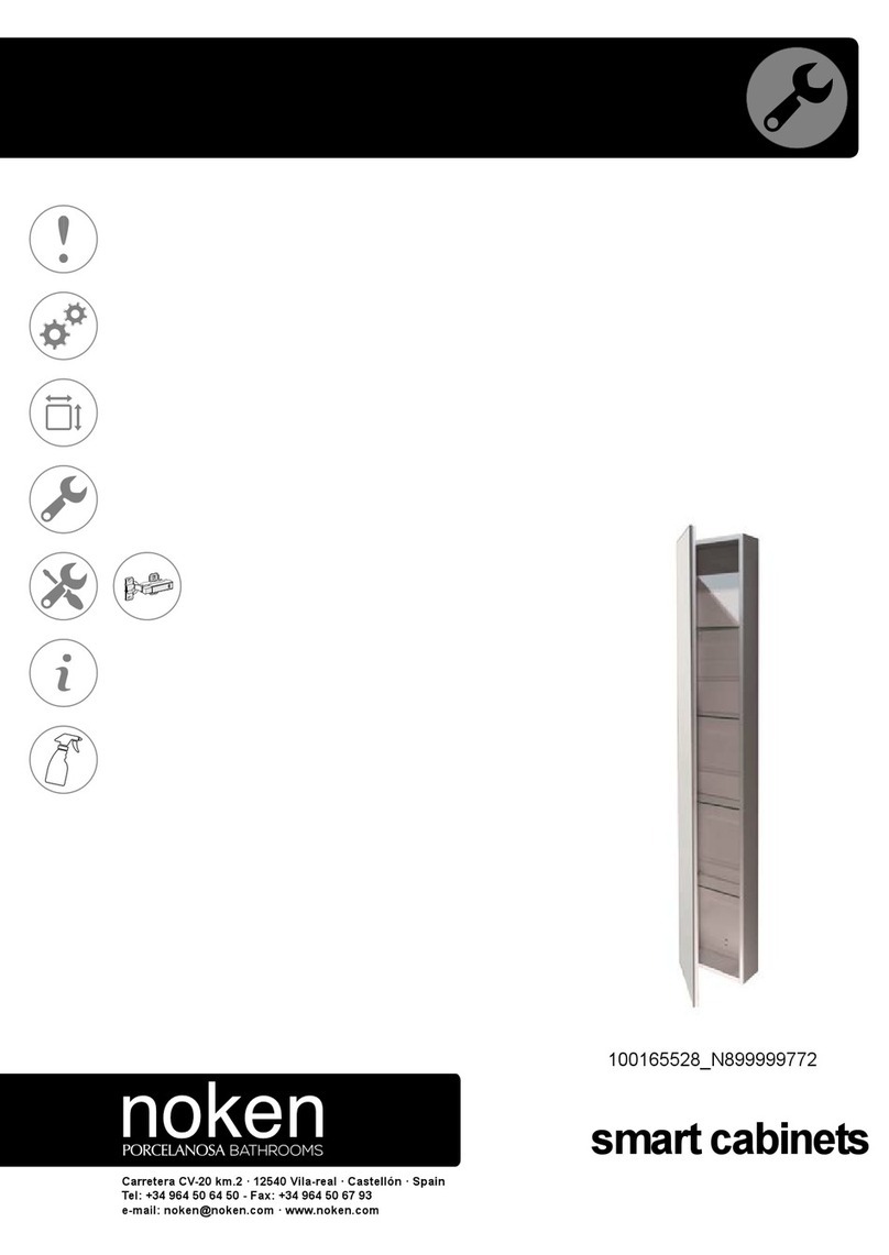 noken Smart Cabinets 100165528 manual