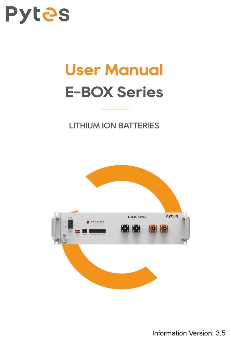Pytes E-BOX Series User manual