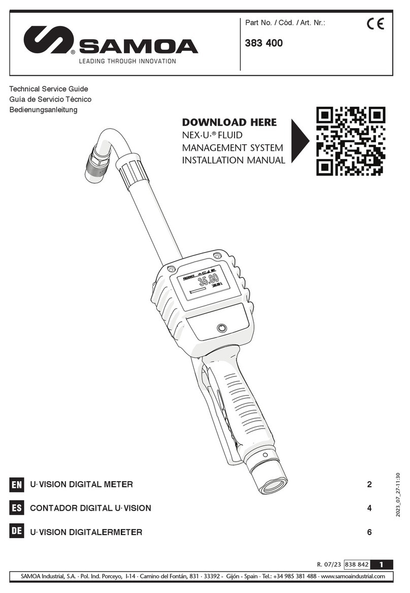 Samoa U-VISION 383 400 Technical service guide