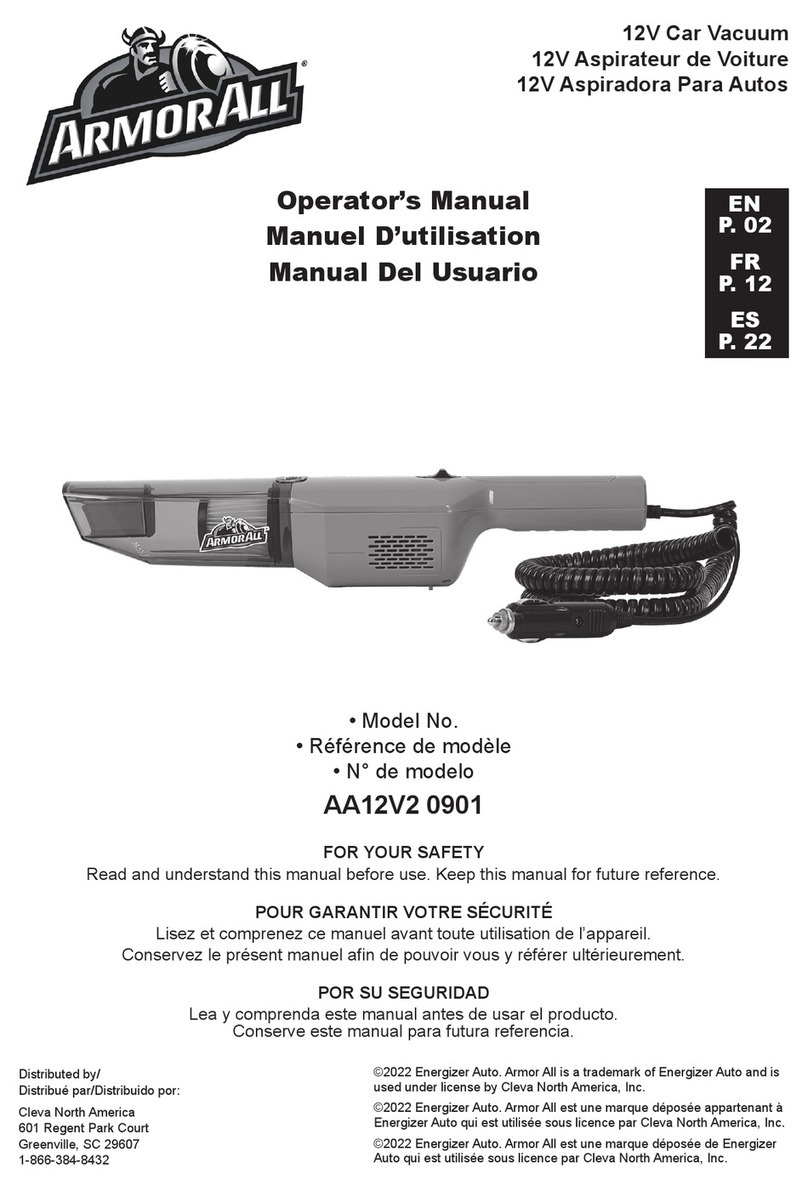 ArmorAll AA12V2 Operator's manual