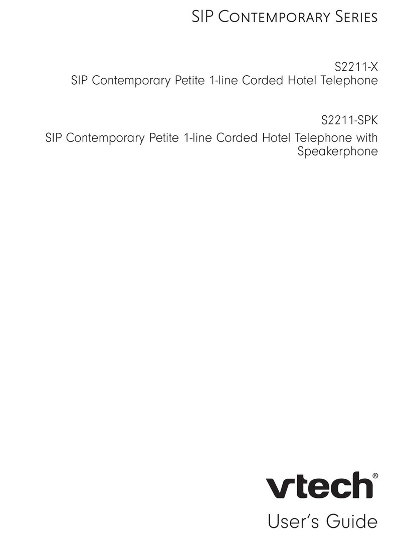 V-tech SIP Contemporary Series user guide