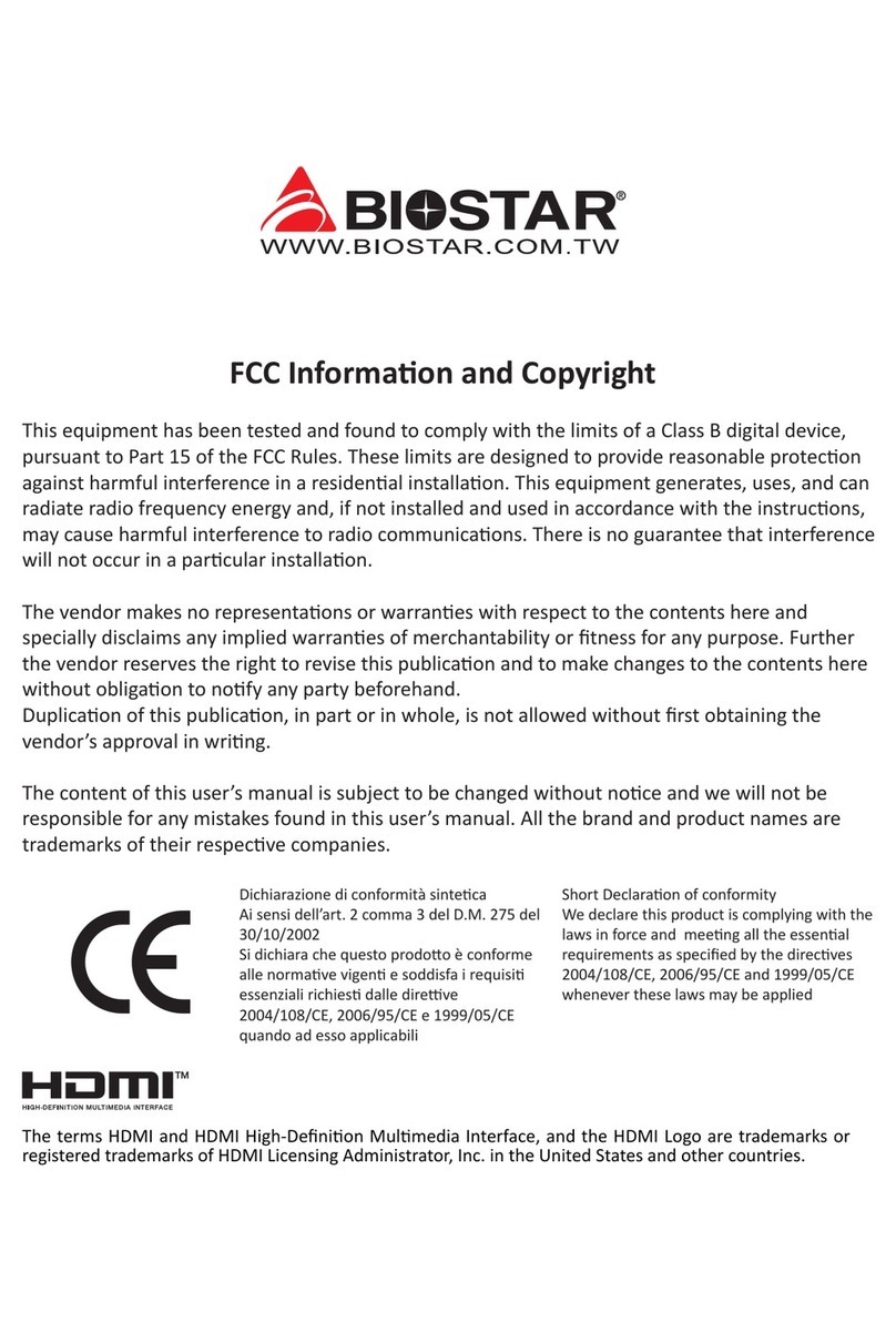 Biostar B560MH-E 2.0 User manual