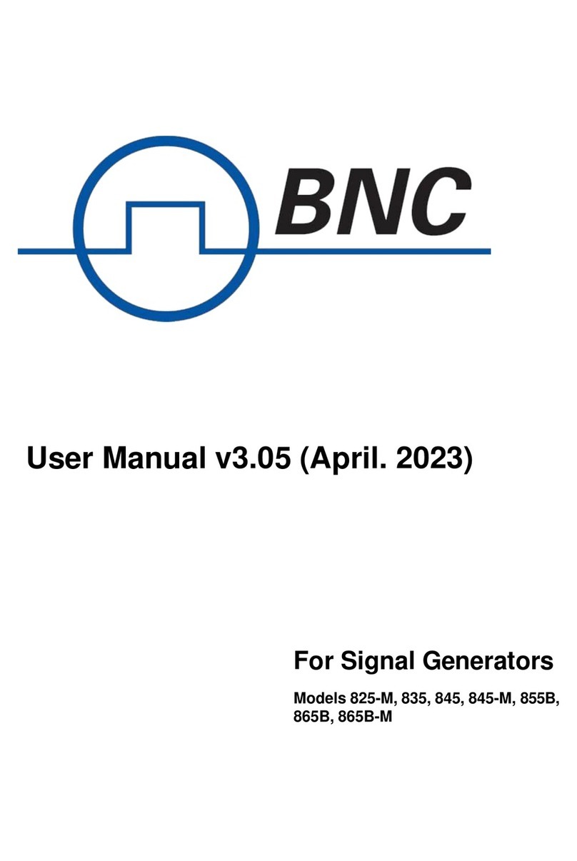 BNC 865B user manual