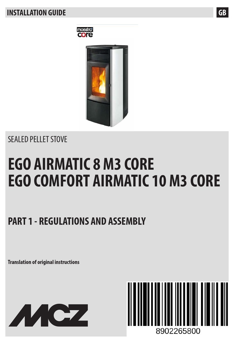 MCZ EGO AIRMATIC 8 M3 CORE User manual