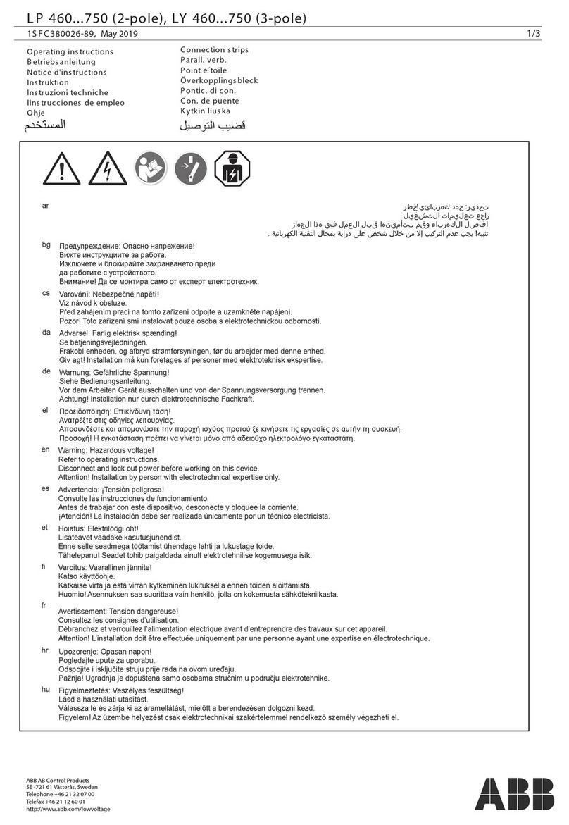 ABB LY 460 operating instructions