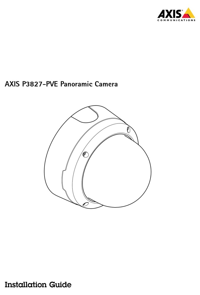 Axis P3827-PVE User manual