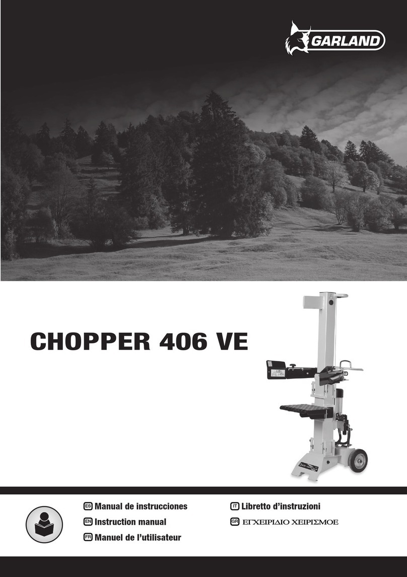 Garland CHOPPER 406 VE instruction manual