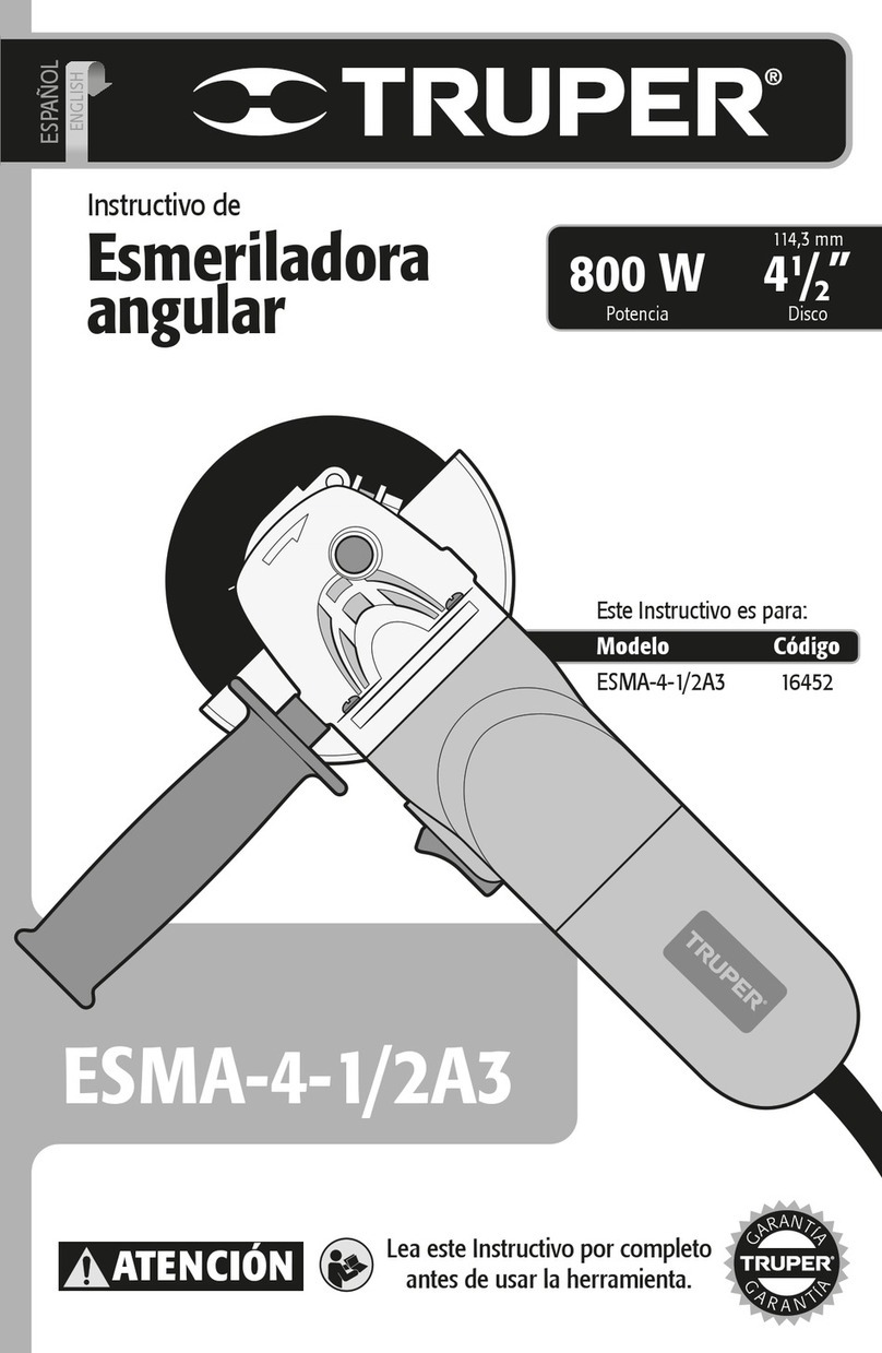 Truper ESMA-4-1/2A3 User manual