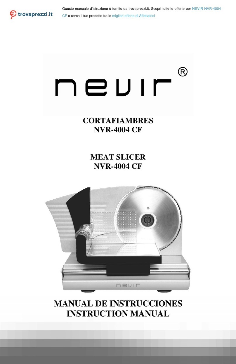 Nevir NVR-4004 CF instruction manual