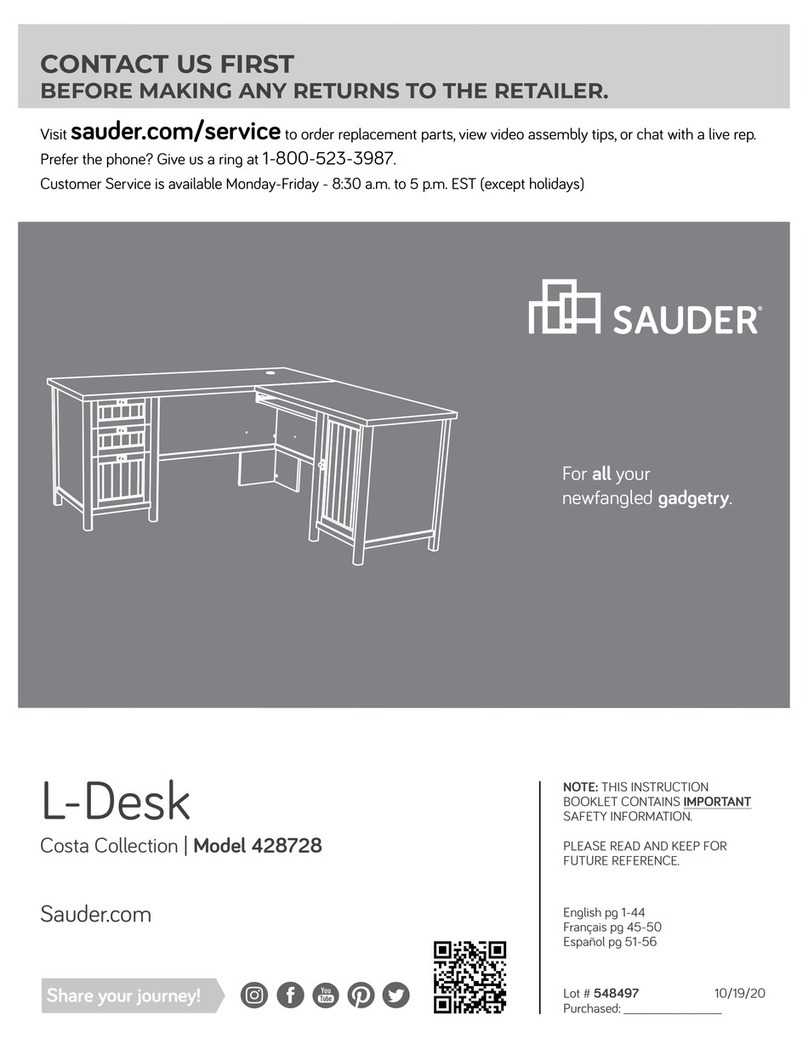 Sauder Costa 428728 manual