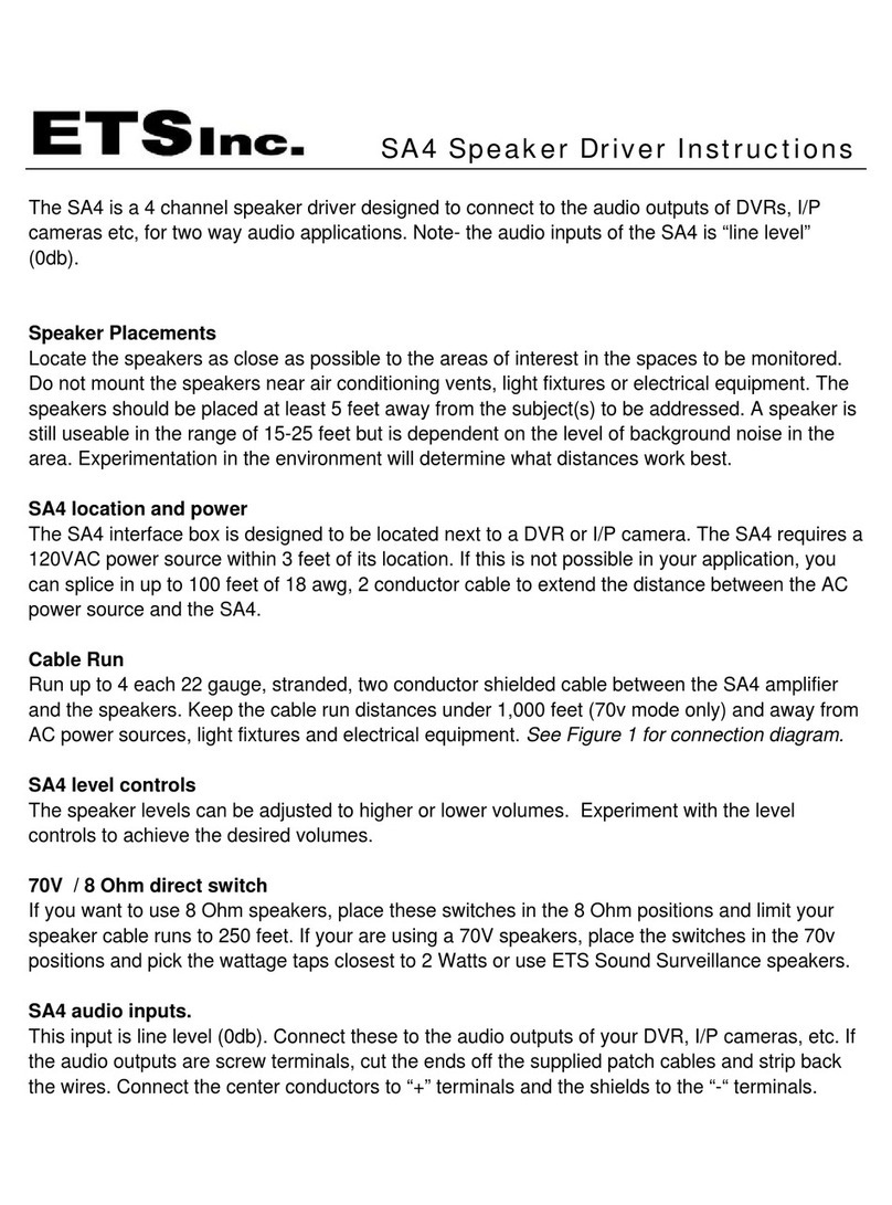 ETS SA4 instructions