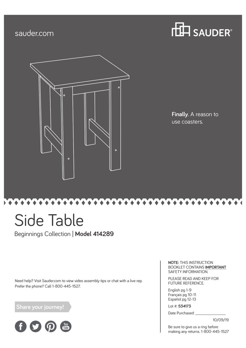Sauder 414289 User manual