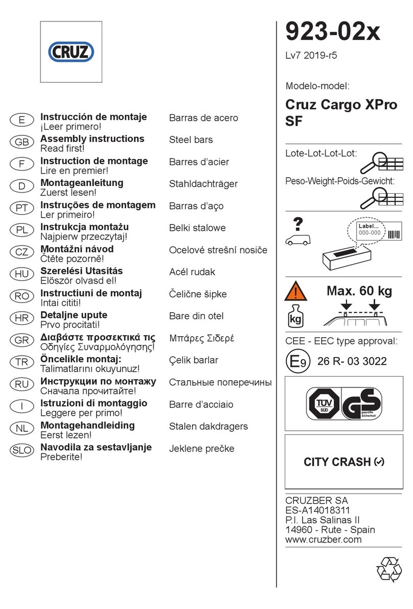 Cruz 923-020 Assembly instructions