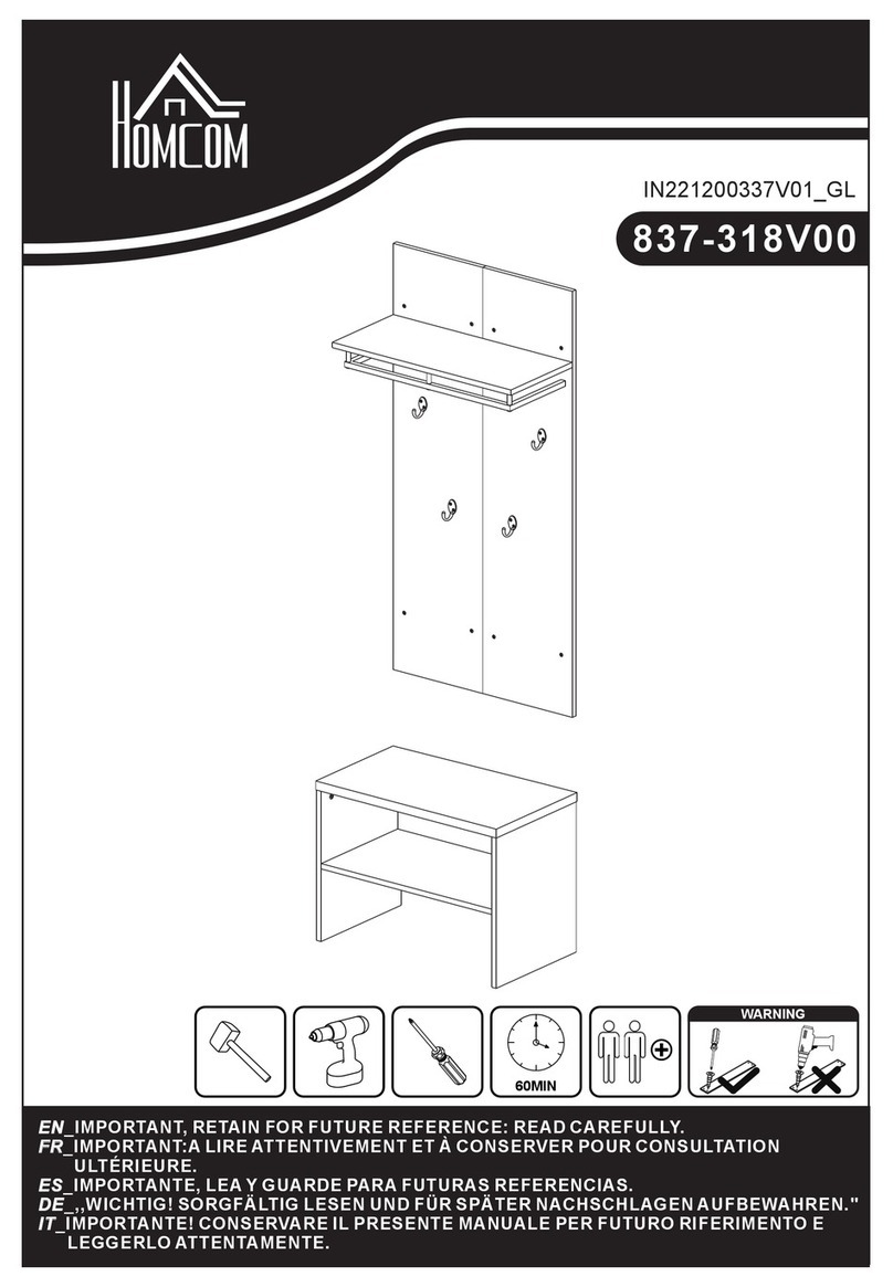 HOMCOM 837-318V00 manual