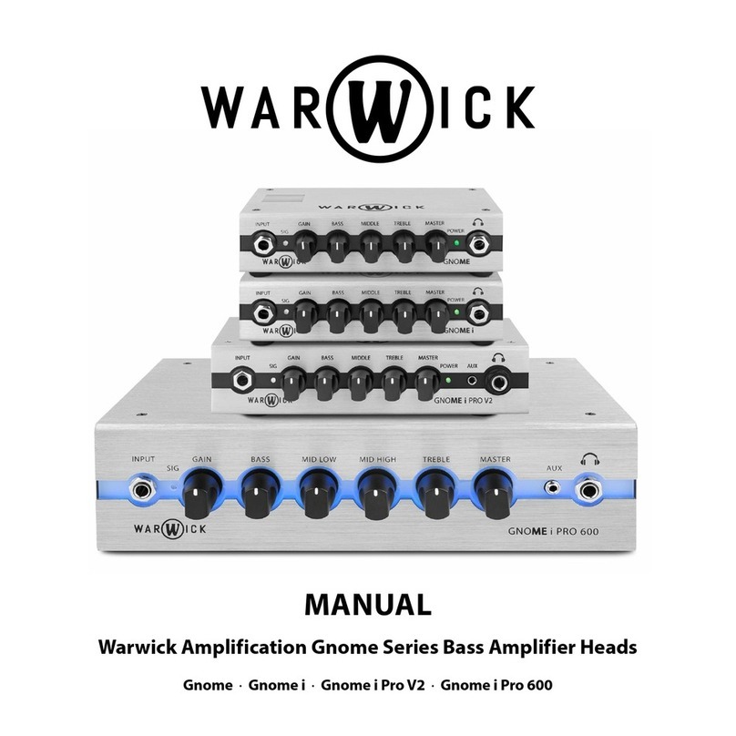 Warwick Gnome i Pro V2 manual