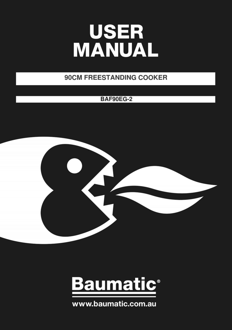 Baumatic BAF90EG-2 User manual