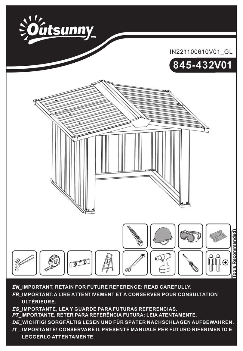 Outsunny 845-432V01 manual