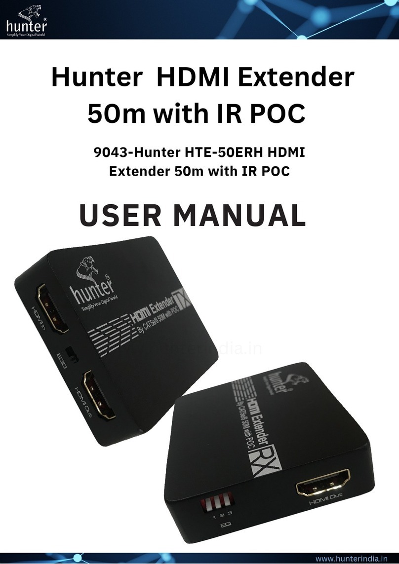 Hunter 9043 User manual