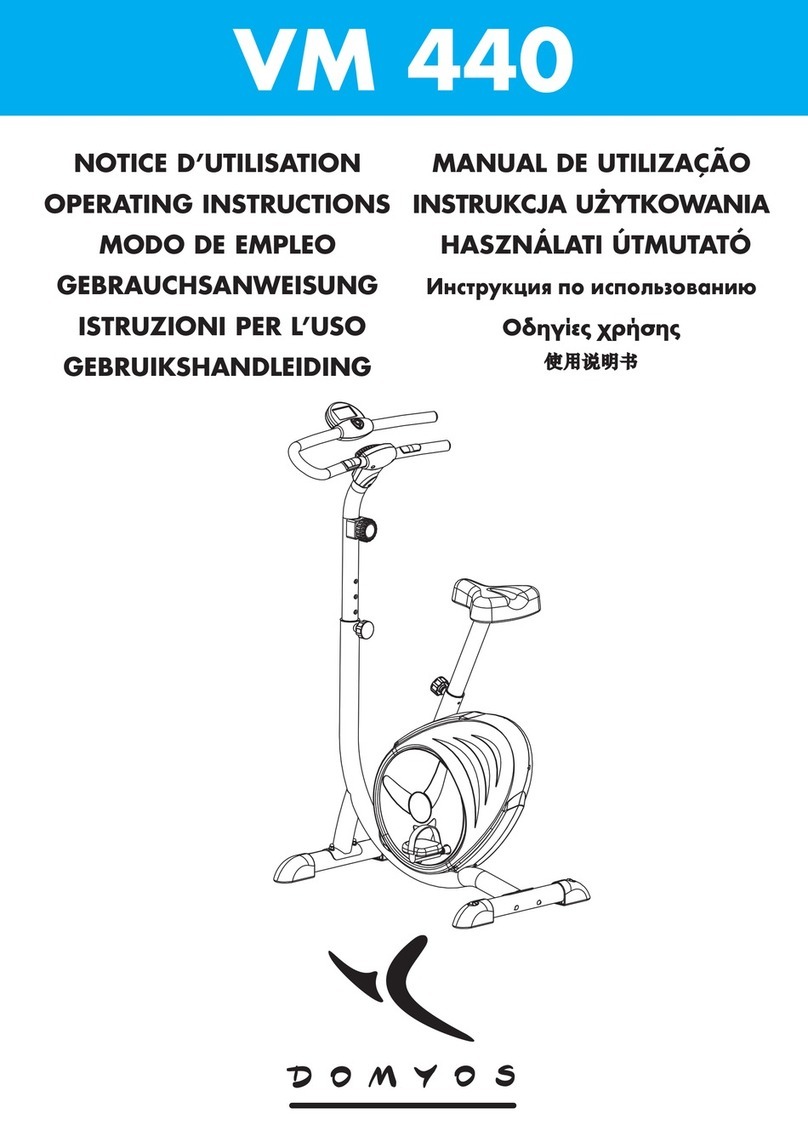 Domyos VM 440 operating instructions