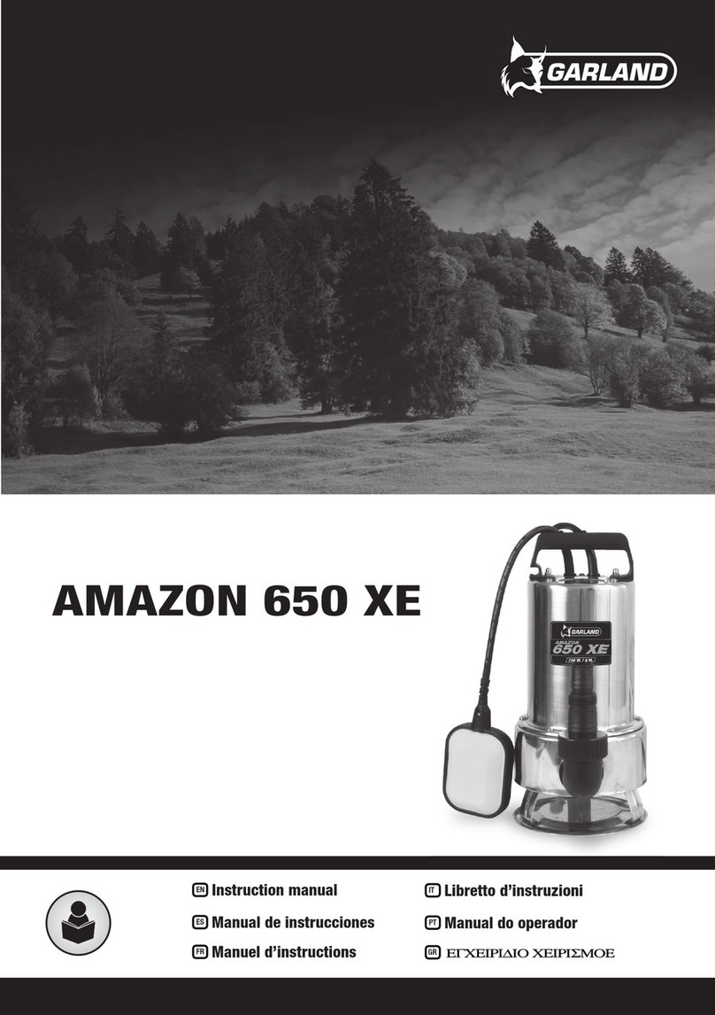 Garland AMAZON 650 XE instruction manual