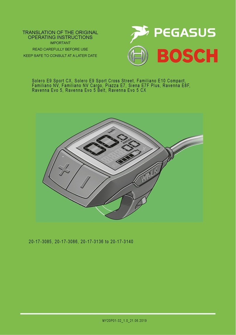 Bosch PEGASUS 20-17-3085 Quick guide