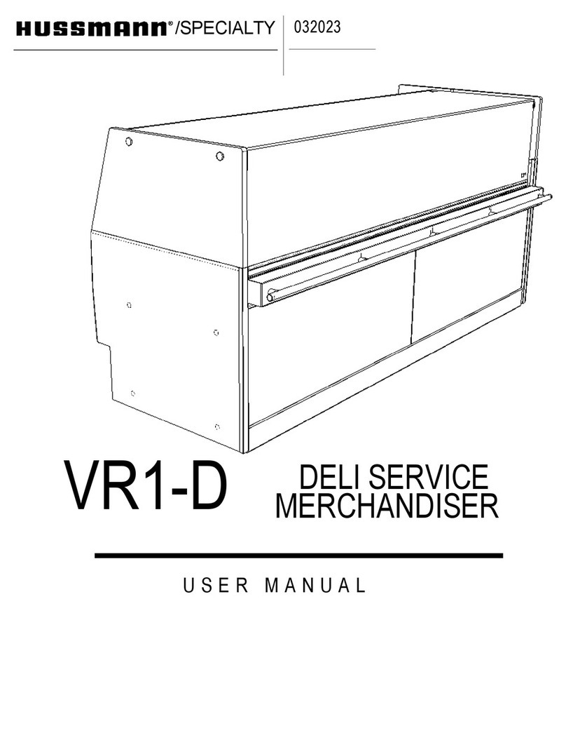 Hussmann VR1-D User manual