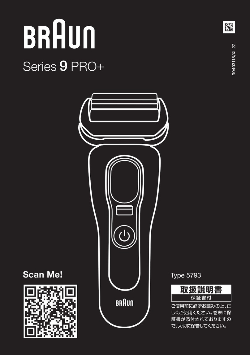 Braun 9 PRO+ Series User manual