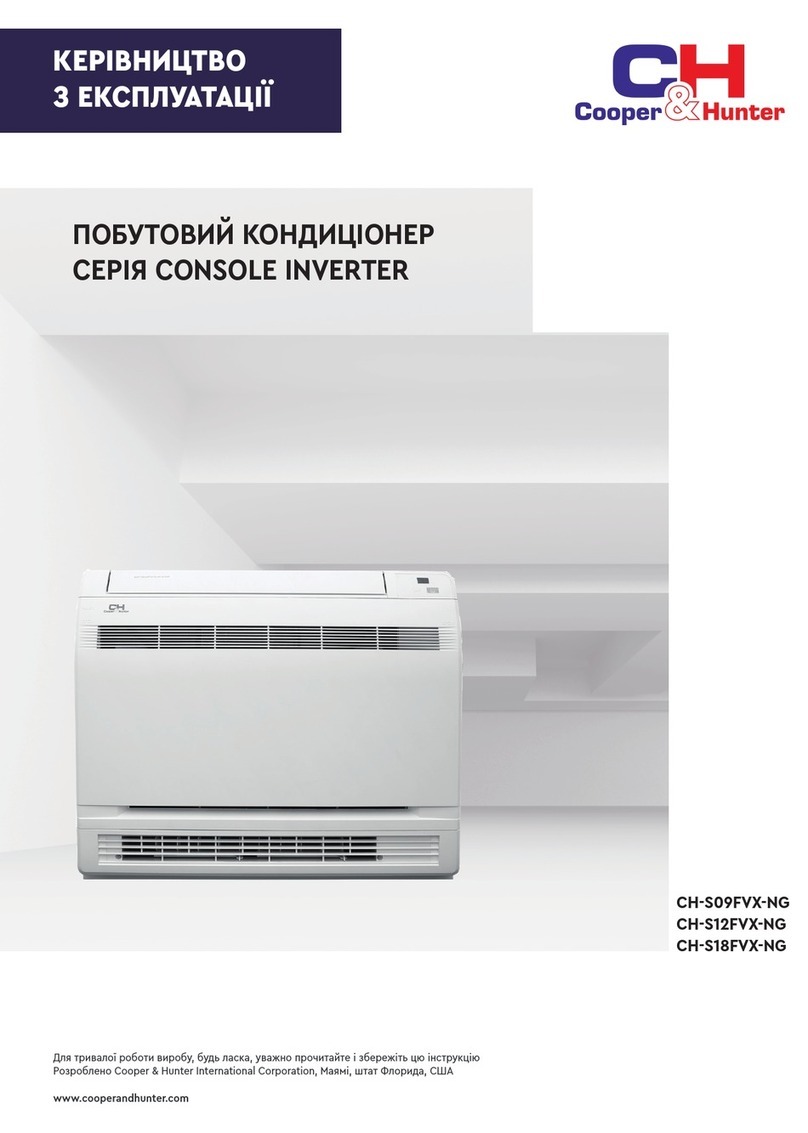 Cooper & Hunter VITAL INVERTER Series User manual Cooper & Hunter VITAL INVERTER Series User manual