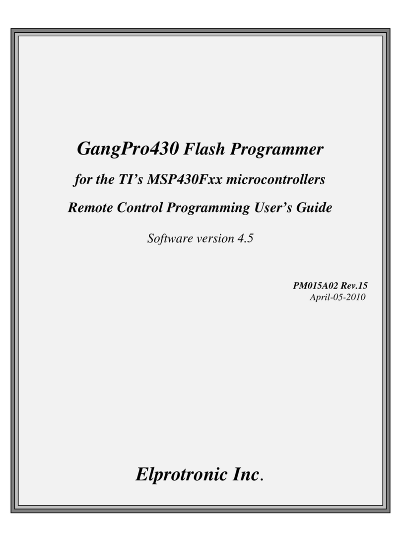Elprotronic GangPro430 User manual