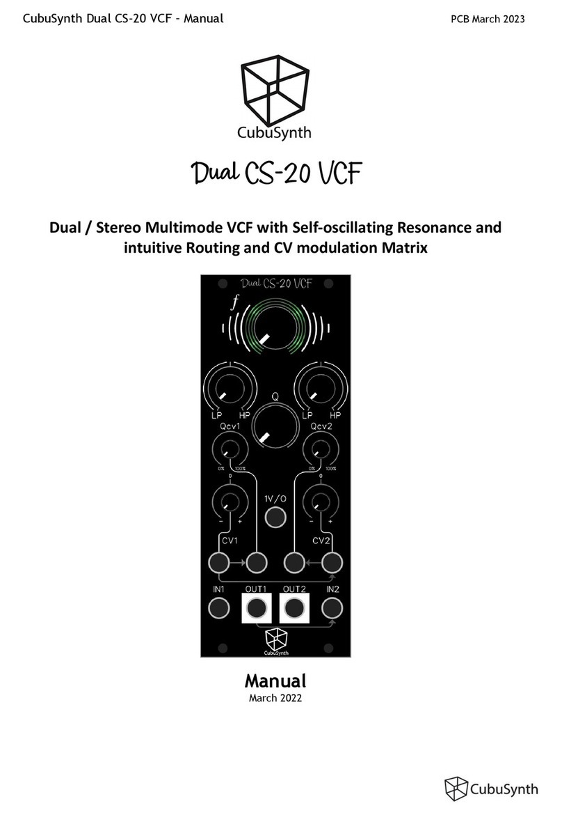CubuSynth Dual CS-20 VCF manual