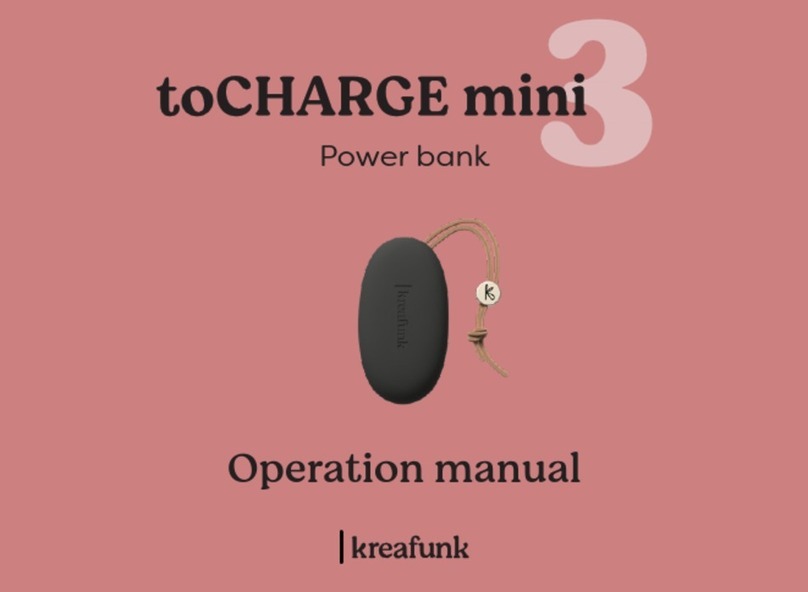 KREAFUNK toCHARGE mini 3 Operation manual