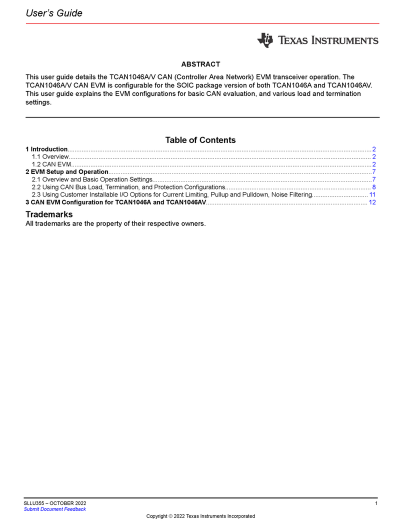 Texas Instruments TCAN1046A/V CAN User manual
