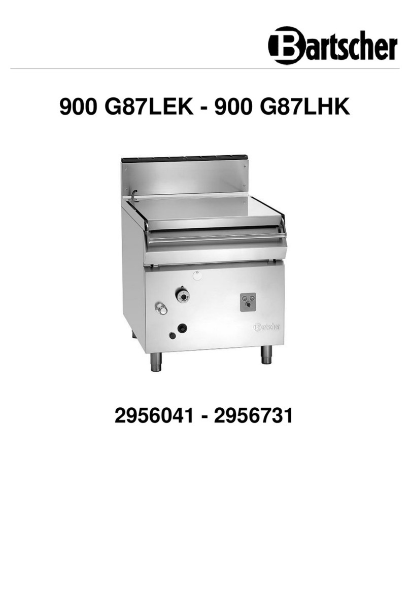 Bartscher 900 G87LEK User manual Bartscher 900 G87LEK User manual