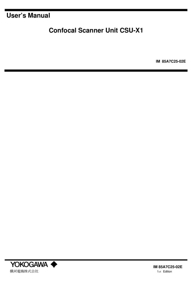 YOKOGAWA CSU-X1 User manual