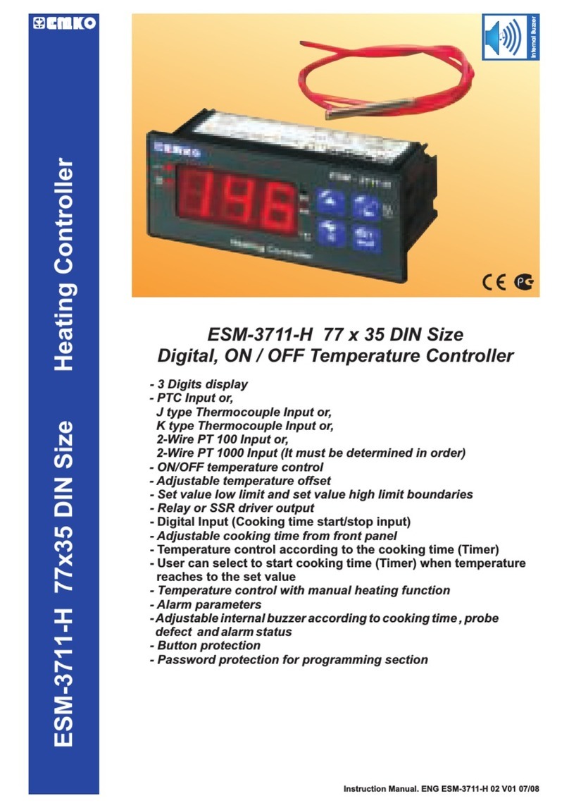 EMKO ESM-3711-H User manual
