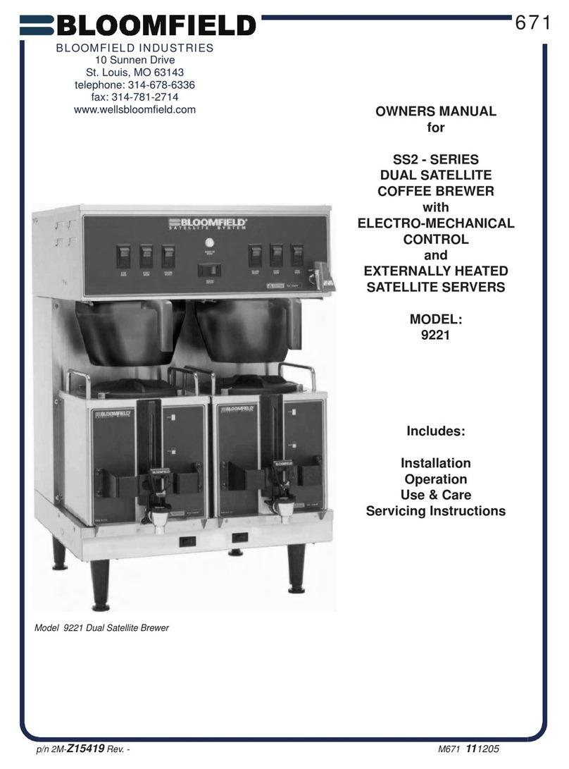 Bloomfield 9221 User manual